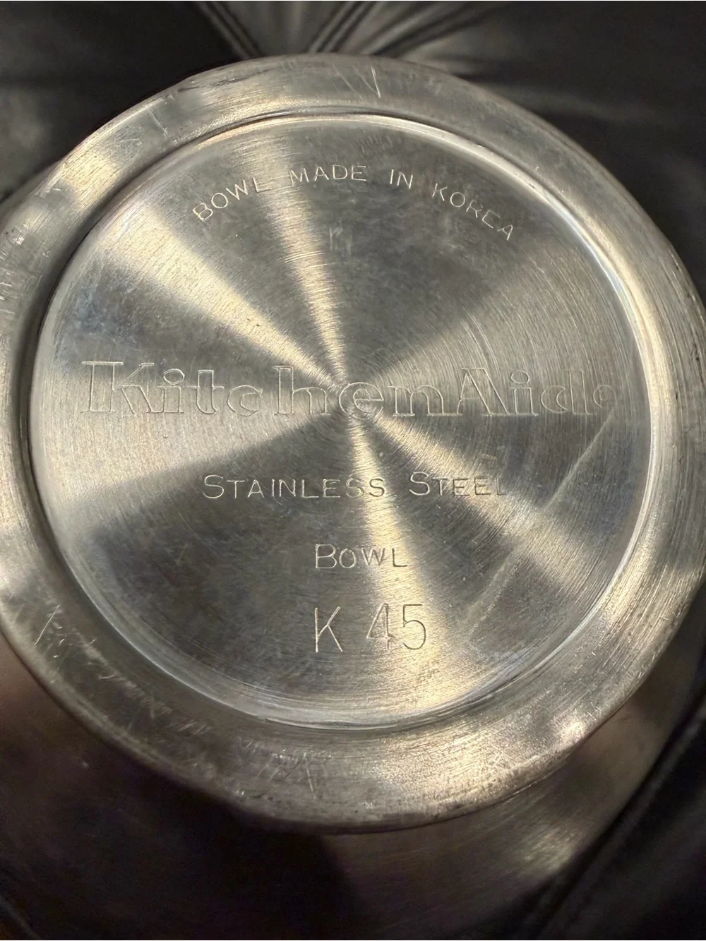 KitchenAid K45 Stainless Steel Stand Mixer Twist Lock Mixing Bowl Replacement